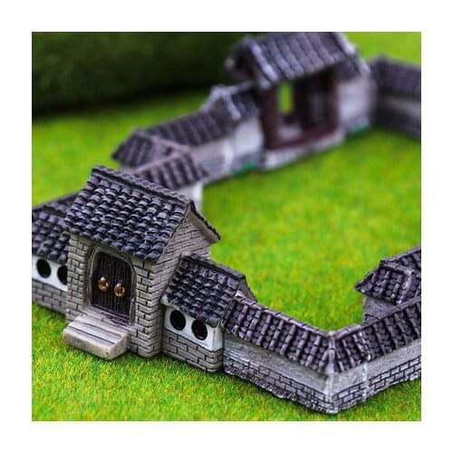 DIY handmade sand table model material moss micro-landscape furnishing pieces wall small brick brick