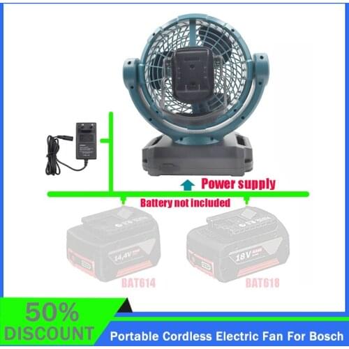 Hot Sale DCF102 Portable Cordless Electric Fan For Bosch 14.4V 18V 20V Lithium Battery BAT609 BAT609G BAT618 BAT618G BAT614