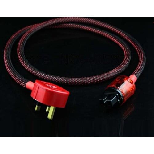 Hifi Hi-End UK Power Cable Cord HIFI Audiophile Power Cable 1m