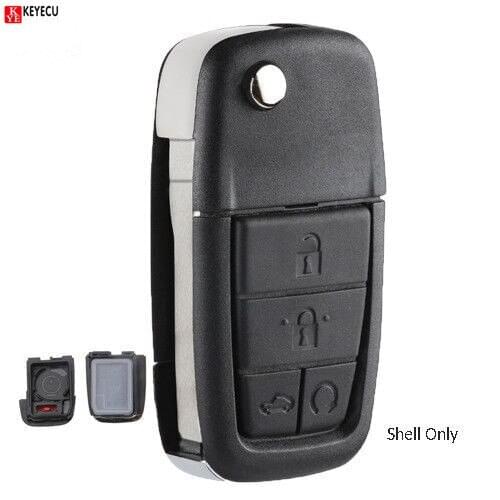Keyecu New Replacement Remote Key Shell Case Fob 4 Button + Panic for Pontiac G8 2008-2009