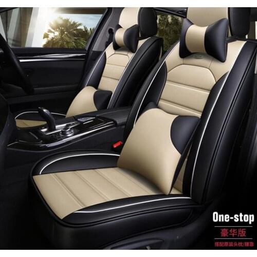 Car Travel Leather Car Seat Cover For volkswagen vw passat b6 polo golf tiguan jetta touran sticker ford kia car accessories