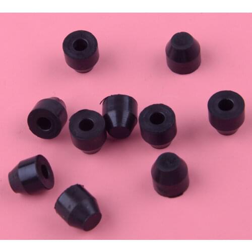 LEATOSK High Performance 10Pcs Rubber Cylinder Buffer Cap Black 1121 084 7100 Fit For Stihl 034 036 MS361 Chainsaw