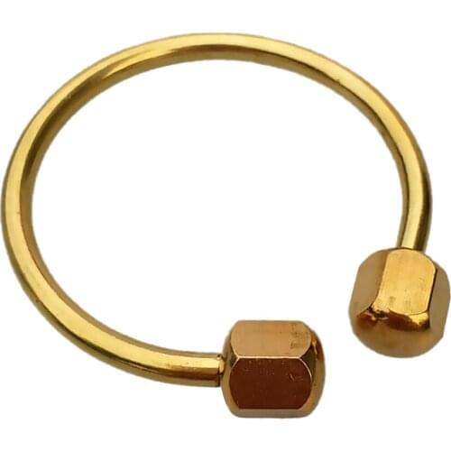 Small Compact Durable Solid Brass Scuba Diving Snorkeling Keychain Keyring Key Ring Key Holder Accessories