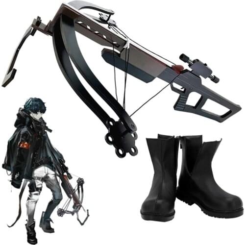 Arknights Faust Crossbow Model Props Project Game Cosplay Sword Wodden Weapons Halloween Carnival Replica Party