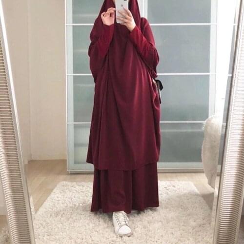 Eid Muslim Prayer Garment Dress Women Abaya Jilbab Hijab Long Khimar Outfit Ramadan Abayas Islamic Clothes Niqab Djellaba Burka