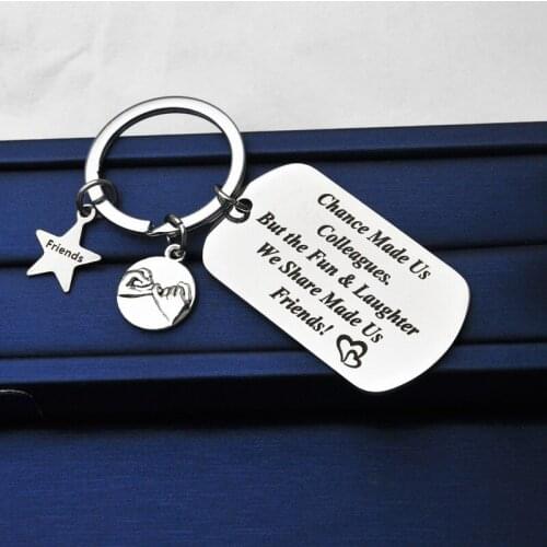 Oein Anniversary Creative Keychain Handwork Key Chain Stainless Steel Military Key Ring for Holiday Gifts Send Friends Llavero