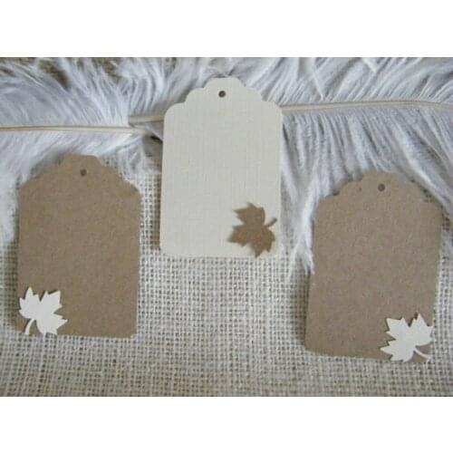 Fall Leaf gift tags rustic wedding escort cards party favor lables baby shower birthday present decorations
