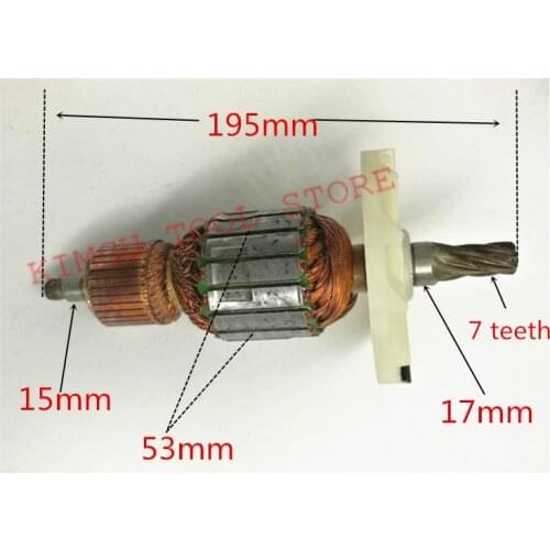 Genuine ARMATURE ASS'Y 230V for Hitachi 360691E 360691F H60MRV H60MB H60MR Demolition Hammer