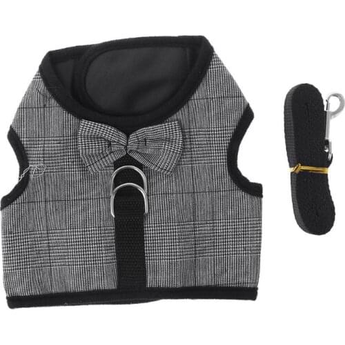 Rabbit Leash Lead Vest Small Animals Mesh Cotton Hamster Harness Leash Pet Strap