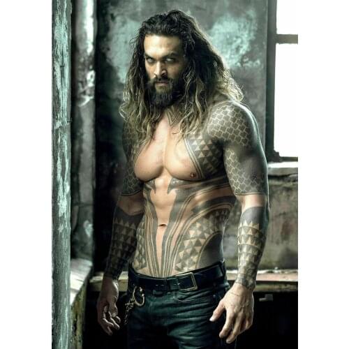 Jason Momoa Art Film Print Silk Poster Home Wall Decor 24x36inch