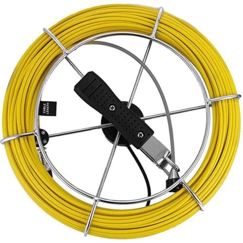 20M Fiberglass Pipeline Inspection Cable Wheel Used For Pipe Inspection Camera System Repair Replacement