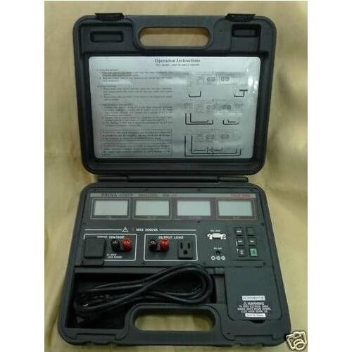 TES WM-01 WM01 Power Analyzer Datalogger, Ture Arm AC & DC W/PF/ V/A Data logging with RS232 interface