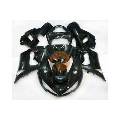 Wotefusi New ABS Bodywork Fairing Injection Moding Set For Ninja ZX 6R 2005 2006 (A)
