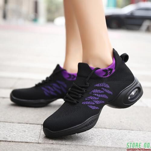 Women Ladies Breathable Fitness Dance Shoes Men Dance Sneakers Jazz Dancing Practice Shoes Girls Modern Dance Sneaker
