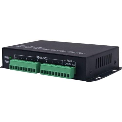 1pair4-channel RS485 bidirectional data serial port optical cat single mode single fiber 422 optical transceiver 485 to optical