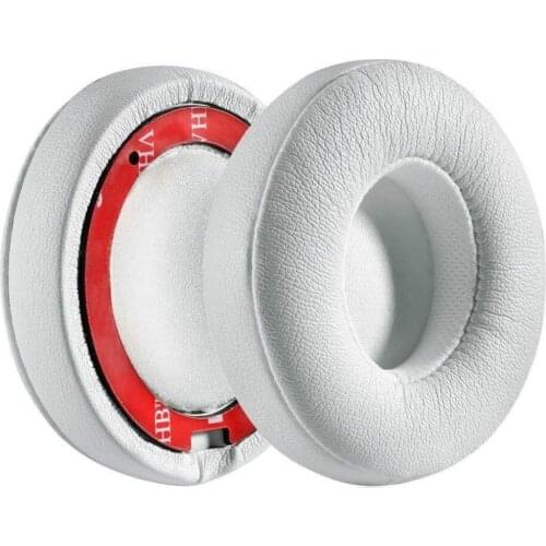Ear Pads for Beats Headphones, Memory Foam Leather-Covered Ear Cushions Compatible for Solo 2 & 3 Wireless On-Ear Headphones