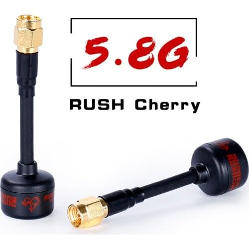 2pcs RUSH Cherry FPV 5.8G RHCP SMA Racing Antenna Inner Hole Straight Head Antenna for FPV Quadcopter Racing Drone accessories
