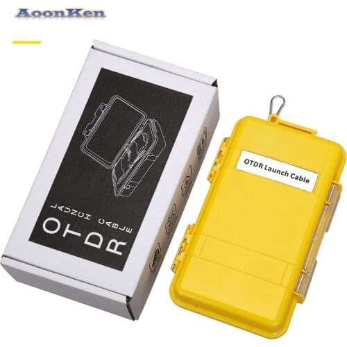 Free Shipping FC/UPC-FC/UPC OTDR Dead Zone Eliminator Fiber Rings 500M 2Km Fiber Optic OTDR Launch Cable Box 1km SM 1310/1550nm