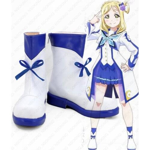 LoveLive Sunshine aqours Mari Ohara Boots Cosplay love live Anime Shoes
