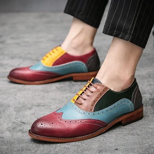 Formal leather Shoes Men business Dress Shoes Brand Office Fashion Shoes design luxury Footwear office Men Shoes big size 48