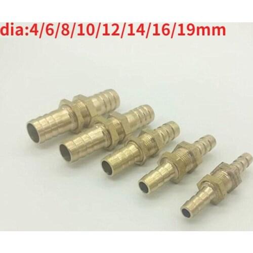 Pipe Fitting 4mm 6mm 8mm 10mm 12mm 16mm 19mm Hose Barb Tail 1/8" 1/4" 1/2" 3/8" BSP Male Connector Joint Copper Coupler Adapter