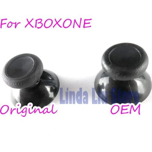 60pcs original OEM Black Analogue Stick Controller Joystick Cap Mushroom Head Rocker Grip Cover for xbox one controller