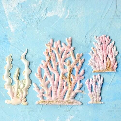 Marine Coral Mould Silicone Mold Fondant Cake Decorating Tool Sugarcraft Chocolate Forms Bakeware Tools