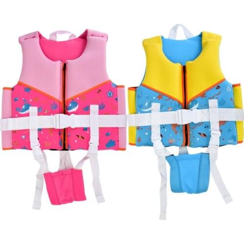Premium Neoprene Swim Vest for Children - Buoyancy Swimming Aid for Boys and Girls Swimsuit