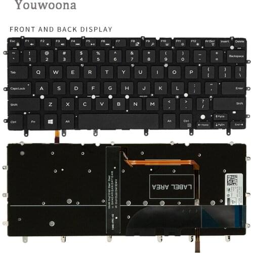New Original Laptop Keyboard For Dell XPS13 9343 9350 9360 N7547 N7548 P54G P41F