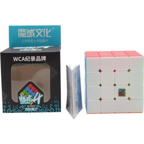 New Cube Moyu MeiLong MF8826 4x4 Magic Cube High Quality Magic Cube Toys For Children Kids cubo magico - Colorful