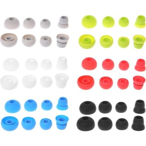 OOTDTY 4 Pairs Silicone Earbud Tips Replace For Beats Powerbeats 2/3 Wireless Headphone