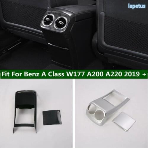 Armrest Box Rear Air Conditonnal AC Vent Outlet Cover Trim Anti Kick Panel For Mercedes Benz A Class W177 A200 A220 2019 - 2021