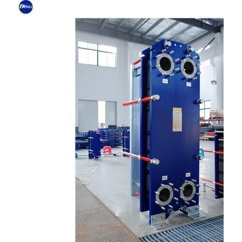 Industrial swimming pool plate heat exchanger