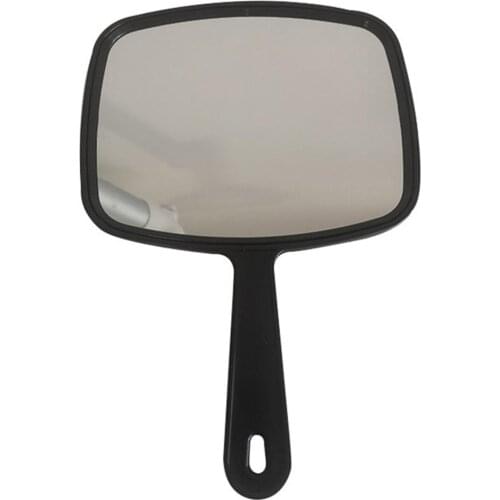 Handheld Hair Dressing Paddle Cosmetic Mirror Salon Barbers Hairdressers Tool Makeup Stylish PVC Handheld Mirror