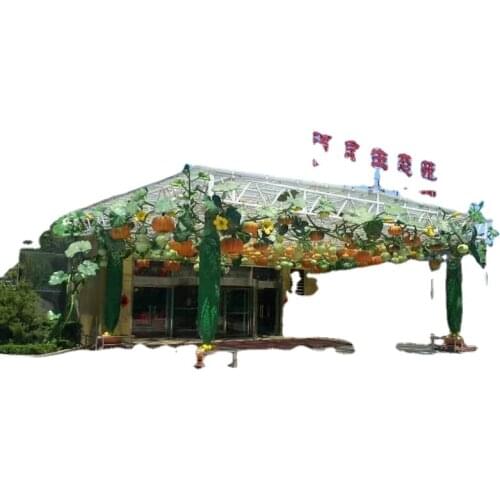 Eco Garden Greenhouse control system Ecological Restaurant Polycarbonate Board agricultural supply microgreen rack