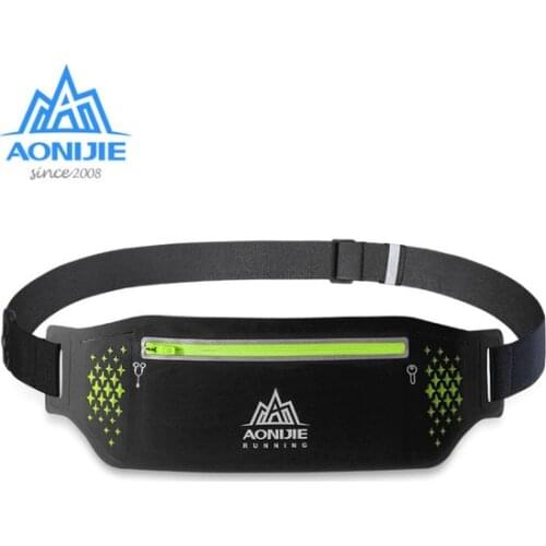 NEW AONIJIE Running Bag Waterproof Nylon Waist Pack Belt Outdoor Sport Jogging Marathon Lightweight Tight Phone Waist Pocket