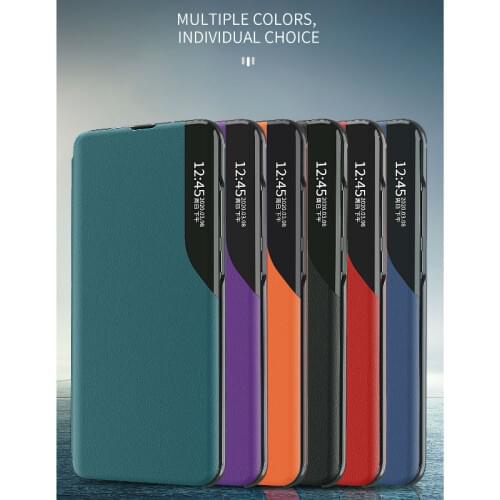 50pcs/Lot Smart Magnetic Leather Flip Phone Case For Samsung Galaxy A02S US EU A12 A32 A52 A72 5G A11 A21S M31S M51 Coque Fundas