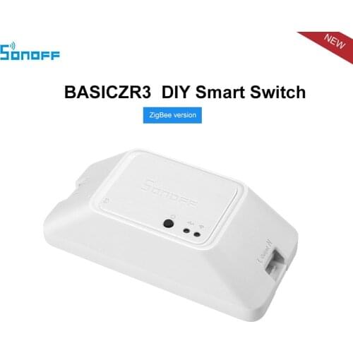 SONOFF BASICZBR3 Zigbee DIY Smart Light Switch Relay Module Wireless Remote controller Switch Works With Alexa SmartThings Hub