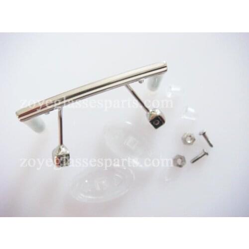 Eyewear bridge replacement for rimless frame,gold gun silver color eyeglass nose bridge,stainless steel eyewear bridges TB-886