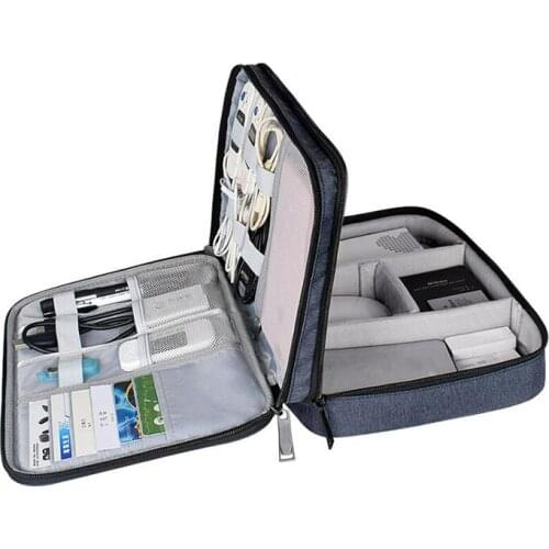 Protective Sleeve Pouch For Ipad Fashion Usb Gadget Data Cable Organizer Digital Waterproof Electronic Accessories Storage Bag
