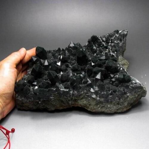 3461g Prasem Prase Green Quartz Cluster - crystals and stones healing Mineral specimen Home Decor feng shui decoration