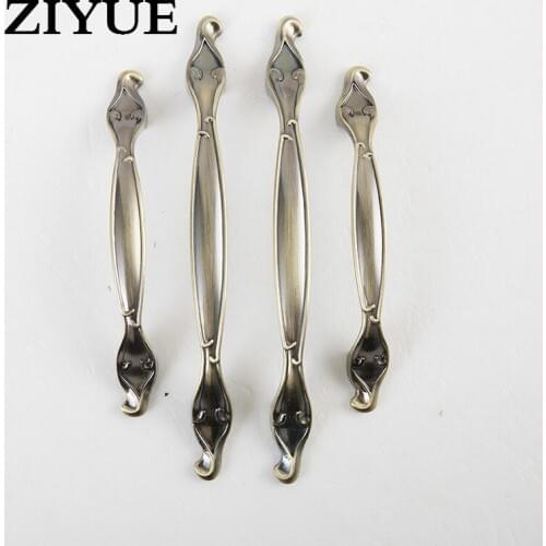 2PCS/LOT Free Shipping moden Drawer Cabinet Door Handle Small Antique European Zinc Alloy Bronze Cabinet Handle knobs