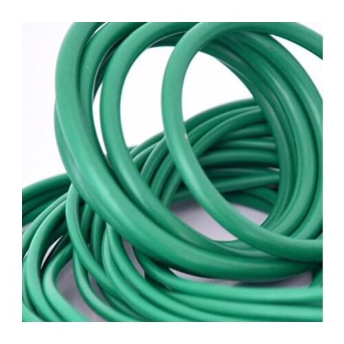 20pcs 1.78mm diameter green fluoro rubber O-ring repair box skeleton oil seal PTFE gasket 25.12mm-32mm outer diameter
