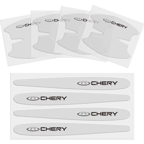 4Pcs Invisible Car Door Bowl Handle Protector Stickers For Chery Fulwin QQ Tiggo 3 5 T11 A1 A3 A5 Amulet stickers Accessories