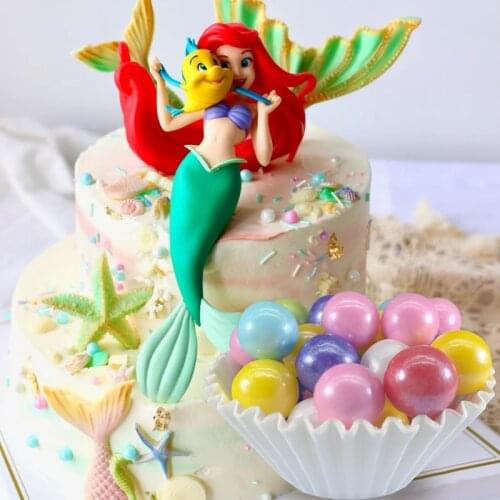 50g Pearl Edible Pearl Sugar Beads Candy 14mm Sugar Ball Fondant DIY Cake Baking Colorful Ball Cake Decoration Free Shipping