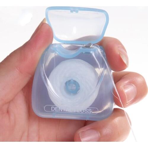 50M Micro Wax Peppermint flavor Dental Flosser Interdental Brush Teeth Stick Toothpicks Floss Pick Oral Hygiene Clean Wire