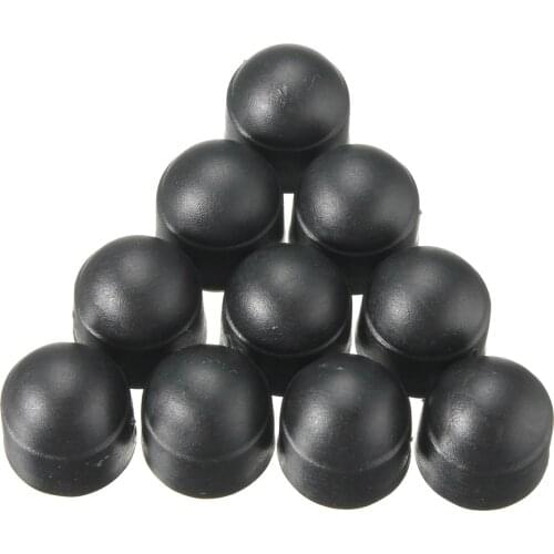 50pcs Dome M6 M8 M10 M12 Hex Screws Cap Bolt Nut Protection Caps Covers Protection Screw For Car Motorcycle Tools Maintenance