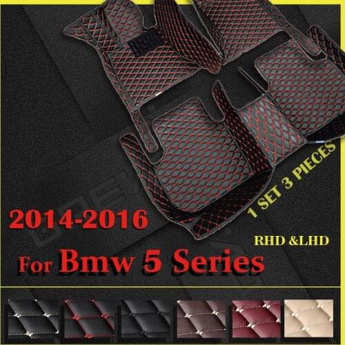 Car floor mats for BMW 5 series F10 520i 528i 535i 2014 2015 2016 Custom auto foot Pads automobile carpet cover