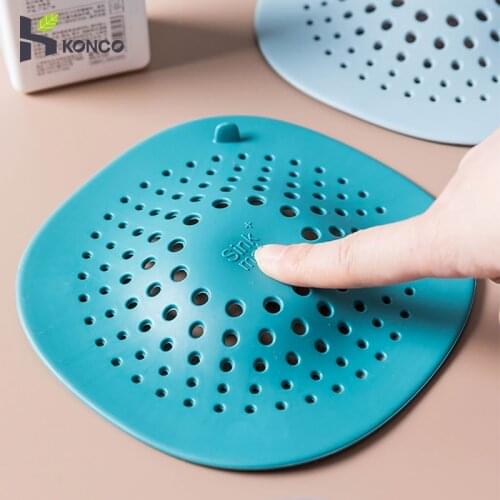 KONCO Kitchen Sink Strainer, Drain Filter,Bathroom Drain Cover,with Suction Cup Kitchen Accessories