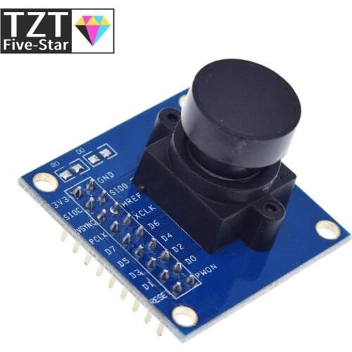 TZT OV7670 camera module OV7670 moduleSupports VGA CIF auto exposure control display active size 640X480 For Arduino